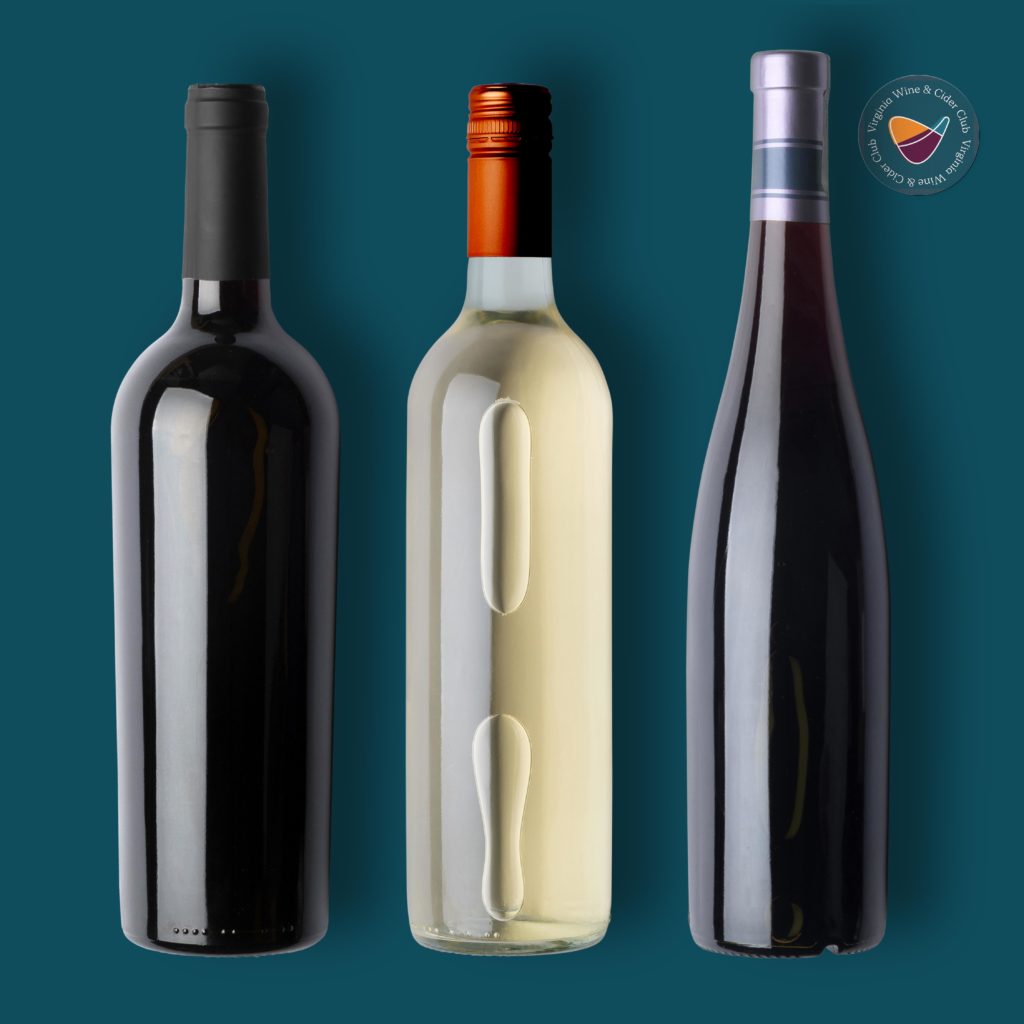 Virginia Wine Club wine bottles
